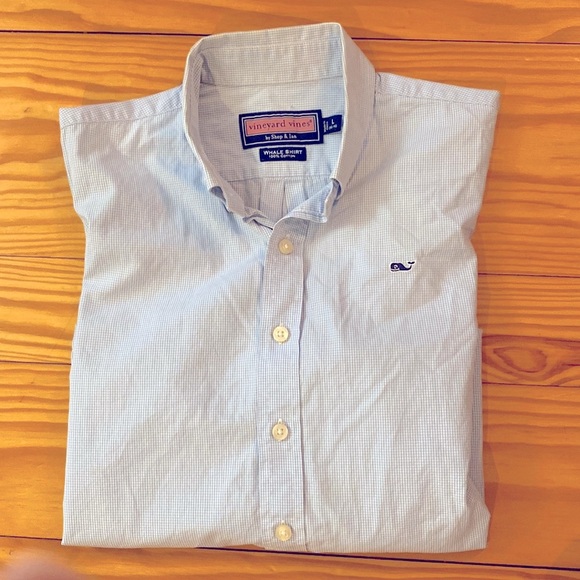 Vineyard Vines On-the-Go Boys Long Sleeve Button Down Shirt - Picture 3 of 5
